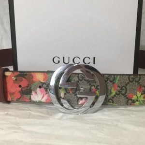 Gucci Bloom Monogram Pink Belt